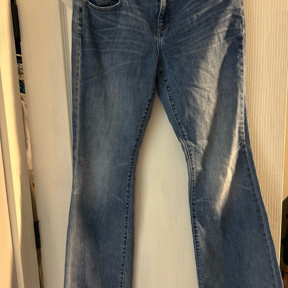 LONDONJEAN Light Blue Flare Jeans - Picture 1 of 4